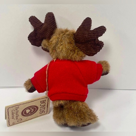 NWT Boyds Bears Reindeer Mini “Merry Moose-Mas” Reindeer - Picture 2 of 11